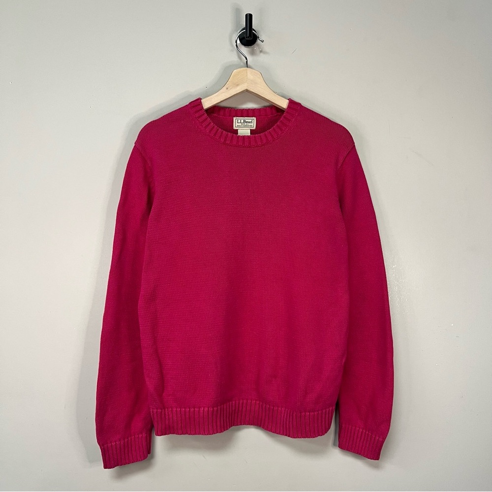 L.L Bean Pink Knit Sweater